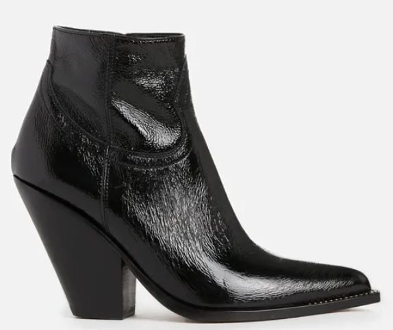 GALLUP 90 Women's Ankle Boots in Black Patent
